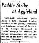 Paddle Strike at Aggieland (image)