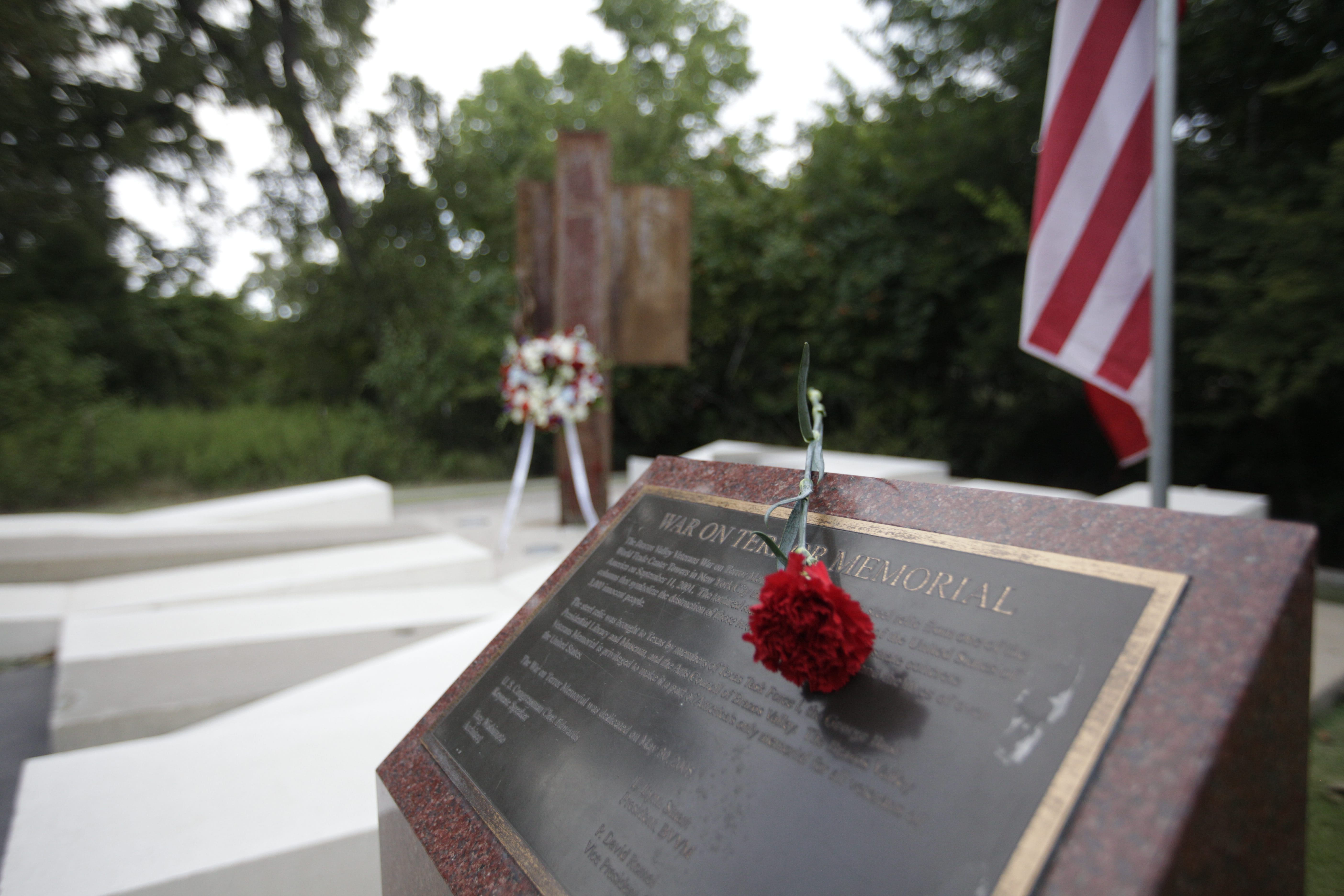 Ceremony at Veterans Park’s War on Terror site to commemorate the 22nd anniversary of 9/11